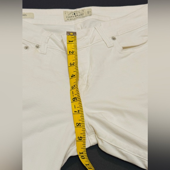 Lucky Brand White Jeans Size 8 - Picture 7 of 7
